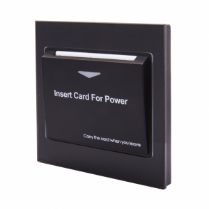 Energy Key Card Saver - Black Acrylic